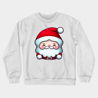 Kawaii Chibi Santa Claus || Adorable Anime Christmas Santa Crewneck Sweatshirt